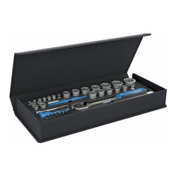 Gedore TC 19-20-MU-10 Steckschlüssel-Satz 1/4'+1/2' 52-teilig