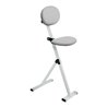 Kappes Stehhilfe ErgoPlus mit Rückenlehne Gestell lichtgrau Polster/Bezug hellgrau