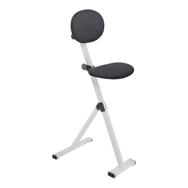 Kappes Stehhilfe ErgoPlus mit Rückenlehne Gestell ichtgrau Polster/Bezug Polster/Bezug dunkelgrau