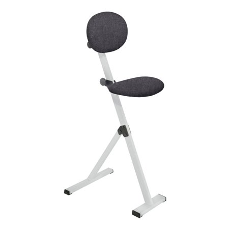 Kappes Stehhilfe ErgoPlus mit Rückenlehne Gestell ichtgrau Polster/Bezug Polster/Bezug dunkelgrau