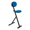 Kappes Stehhilfe ErgoPlus mit Rückenlehne Gestell tiefschwarz Polster/Bezug dunkelblau