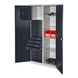 Kappes Arbeitsplatzhochschrank RasterPlan RAL7035/7016