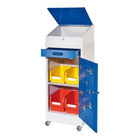 Kappes Arbeitsplatzschrank RasterPlan 1 Plus mobil RAL 7035/5010