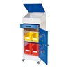 Kappes Arbeitsplatzschrank RasterPlan 1 Plus mobil RAL 7035/5010
