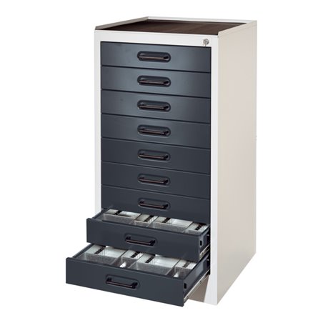 Kappes Arbeitsplatzschrank RasterPlan Mod. 3 RAL 7035/7016