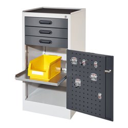 Kappes Arbeitsplatzschrank RasterPlan Mod. 2S RAL 7035/7016