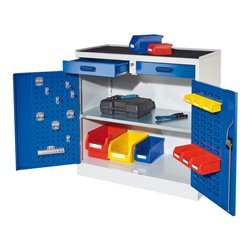 Kappes Arbeitsplatzschrank RasterPlan Mod. 4 RAL 7035/5010