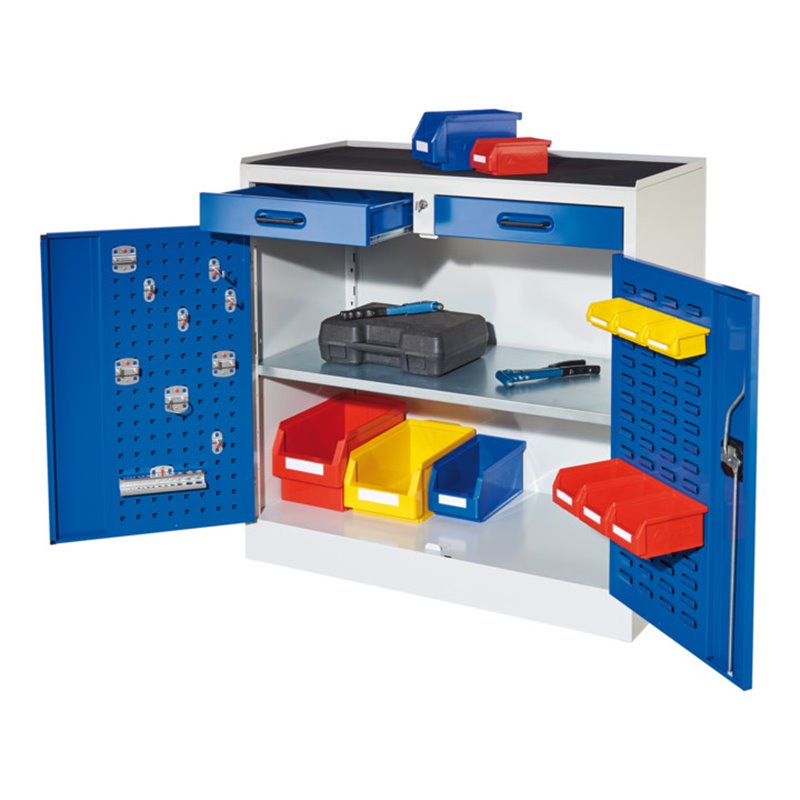 Kappes Arbeitsplatzschrank RasterPlan Mod. 4 RAL 7035/5010