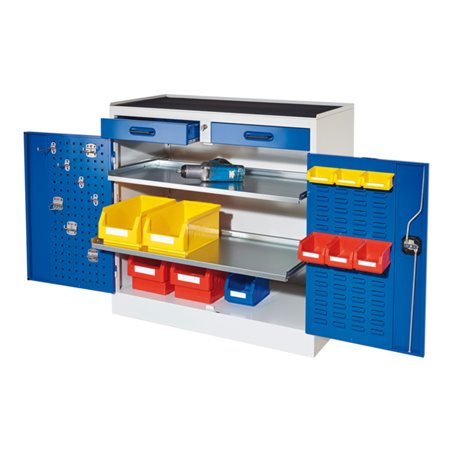 Kappes Arbeitsplatzschrank RasterPlan Mod. 4S RAL 7035/5010