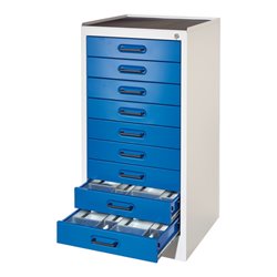 Kappes Arbeitsplatzschrank RasterPlan Mod. 3 RAL 7035/5010