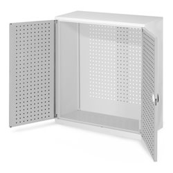 Kappes Werkzeugschrank RasterPlan Mod. 1 T410 mm RAL 7035 Türen innen Lochplatten