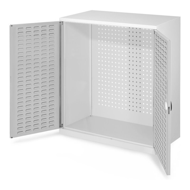 Kappes Werkzeugschrank RasterPlan Mod. 1 T500 mm RAL 7035 Türen innen Schlitzplatten