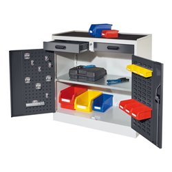 Kappes Arbeitsplatzschrank RasterPlan Mod. 4 RAL 7035/7016