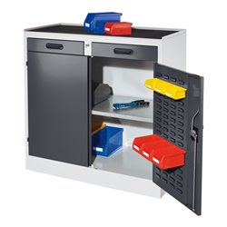 Kappes Arbeitsplatzschrank RasterPlan Mod. 4 RAL 7035/7016