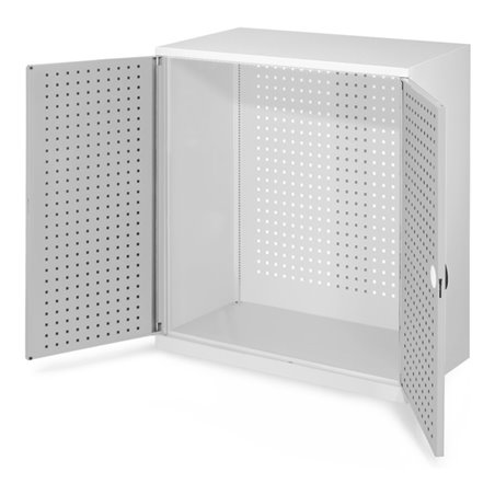 Kappes Werkzeugschrank RasterPlan Mod. 1 T500 mm RAL 7035 Türen innen Lochplatten