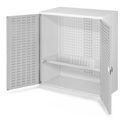 Kappes Werkzeugschrank RasterPlan Mod. 2 T500 mm RAL 7035 Türen innen Schlitzplatten