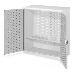 Kappes Werkzeugschrank RasterPlan Mod. 2 T410 mm RAL 7035 Türen innen Lochplatten