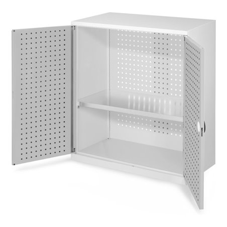 Kappes Werkzeugschrank RasterPlan Mod. 2 T500 mm RAL 7035 Türen innen Lochplatten