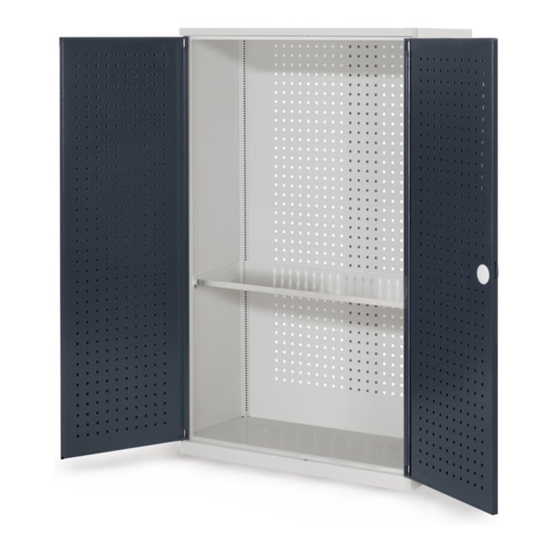 Kappes Werkzeugschrank RasterPlan Mod. 3 T410 mm RAL 7035/7016 Türen innen Lochplatten