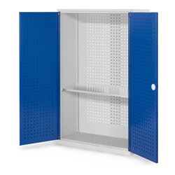 Kappes Werkzeugschrank RasterPlan Mod. 3 T410 mm RAL 7035/5010 Türen innen Lochplatten