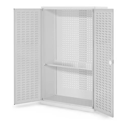 Kappes Werkzeugschrank RasterPlan Mod. 3 T410 mm RAL 7035 Türen innen Schlitzplatten