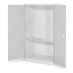 Kappes Werkzeugschrank RasterPlan Mod. 3 T500 mm RAL 7035 Türen innen Schlitzplatten