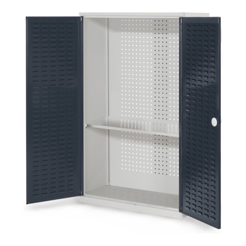 Kappes Werkzeugschrank RasterPlan Mod. 3 T410 mm RAL 7035/7016 Türen innen Schlitzplatten