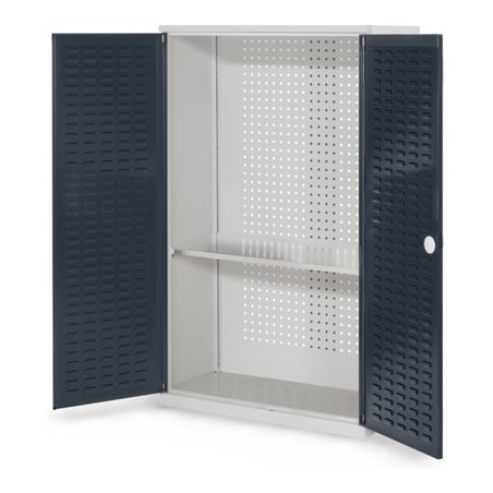 Kappes Werkzeugschrank RasterPlan Mod. 3 T410 mm RAL 7035/7016 Türen innen Schlitzplatten