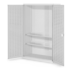 Kappes Werkzeugschrank RasterPlan Mod. 4 T410 mm RAL 7035 Türen innen Schlitzplatten