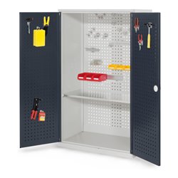 Kappes Werkzeugschrank RasterPlan Mod. 3 T500 mm RAL 7035/7016 Türen innen Lochplatten