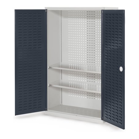 Kappes Werkzeugschrank RasterPlan Mod. 4 T410 mm RAL 7035/7016 Türen innen Schlitzplatten