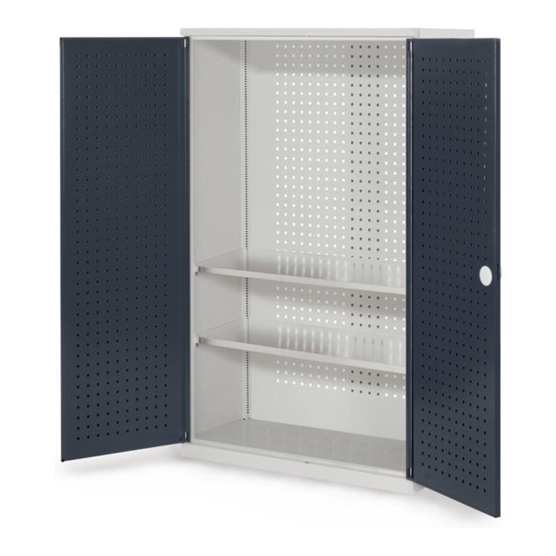 Kappes Werkzeugschrank RasterPlan Mod. 4 T410 mm RAL 7035/7016 Türen innen Lochplatten