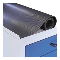 Kappes Riffelgummimatte für RasterPlan Arbeitsplatzschrank B1000 schwarz