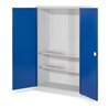Kappes Werkzeugschrank RasterPlan Mod. 4 T410 mm RAL 7035/5010 Türen innen Lochplatten