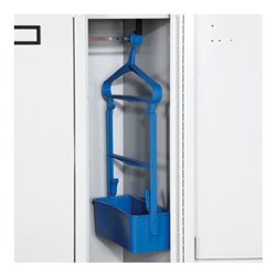 Portofino Kleiderbügel aus Kunststoff mit Utensilienbehälter