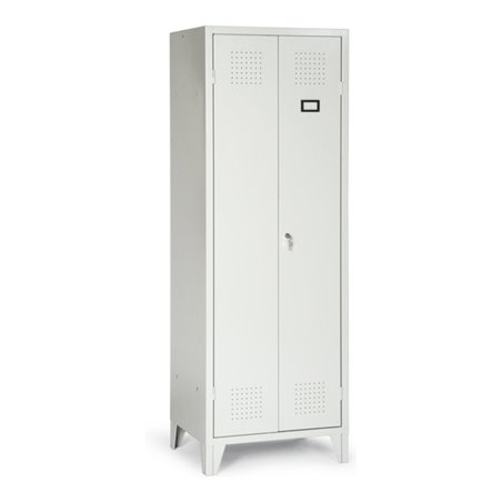 Portofino Kleiderschrank S/W mit Füßen 1 Doppelabteil Abteilbreite 300 mm