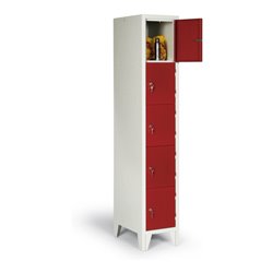 Classico Fächerschrank mit Füßen mit 5 Fächern