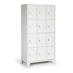 Classico Fächerschrank mit Füßen mit 12 Fächern