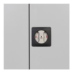 Taurotrade Umweltschrank zweitürig 1950x920 mm mit4 Wannenböden 50 mm hoch Tür RAL7035