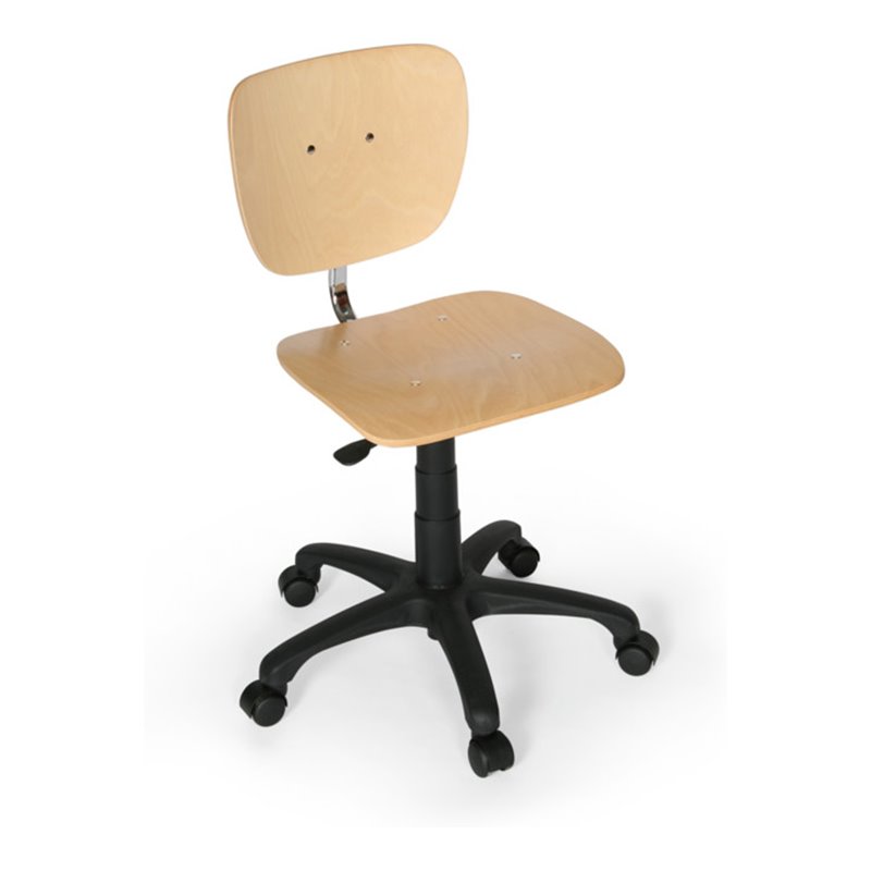 Taurosit Ergonomischer Arbeitsstuhl Taurosit Buchenschichtholz mit Rollen