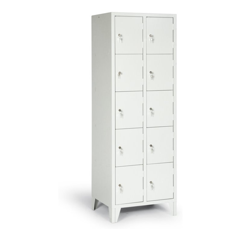 Classico Fächerschrank mit Füßen mit 10 Fächern