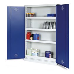 Taurotrade Umweltschrank zweitürig 1950x1200 mm mit4 Wannen (inkl. Bodenwanne)