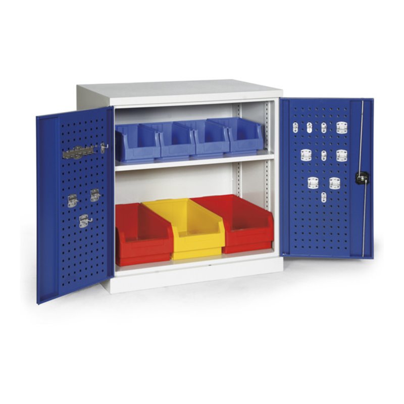 Taurotrade Komplettangebot Lochplattenschrank 1 Fachboden