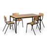 Taurotrade Tisch-Stuhl-Kombination Vierer-Kombination Tisch 1200 mm