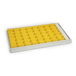 Taurotrade Einteilungsset aus 48 Kunststoffkästen für Schublade Lochplattenschrank