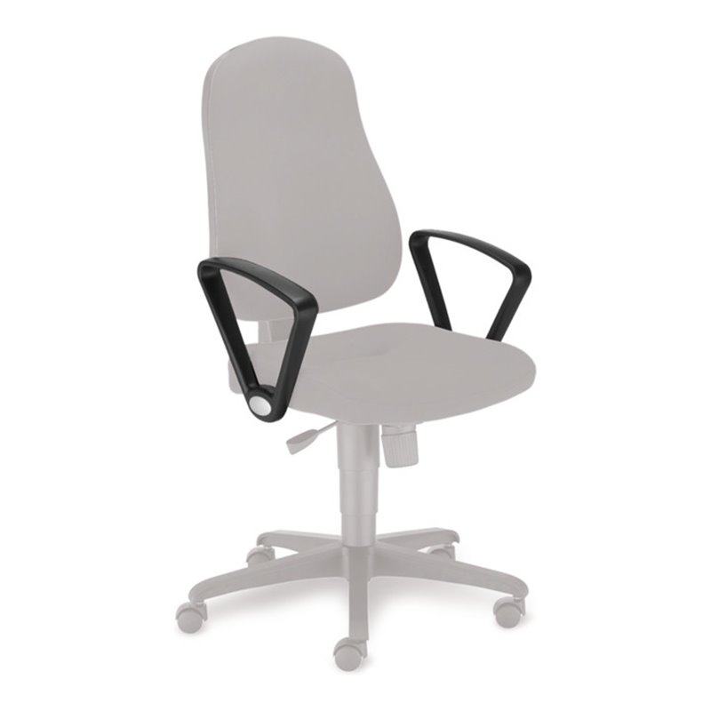 Taurosit Armlehnen schwarz starr für Modell Bizzi und Bizzi deluxe