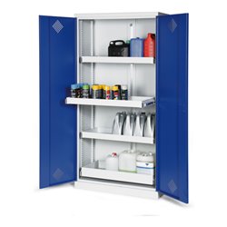 Taurotrade Umweltschrank zweitürig 1950x950 mm mit4 Wannen (inkl. Bodenwanne)