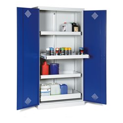 Taurotrade Umweltschrank zweitürig 1950x950 mm mit4 Wannen (inkl. Bodenwanne)