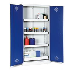 Taurotrade Umweltschrank zweitürig 1950x950 mm mit4 Wannen (inkl. Bodenwanne)