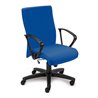 Taurosit Bürostuhl Neo inkl. Armlehnen mit Wippmechanik Bezug in Blau